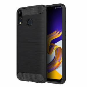 Simpeak ASUS ZenFone 5 ZE620KL 対応 ケース ZenFone 5/5Z/ZE620KL/ZS620KL 適応 炭素繊維保護カバー TPUスマホバン｜BECKSHOP