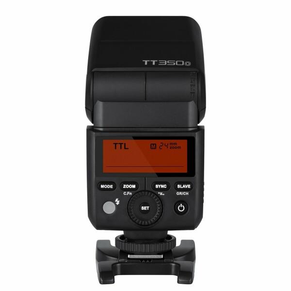 Godox TT350O ミニカメラフラッシュ 2.4G無線伝送搭載 TTL LCDパネル 角度調整...