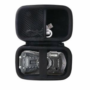 RICOHリコーWG-90/WG-80/WG-70/WG-60/WG-50/WG-40デジタルカメラ専用収納ケース-WERJIA (storage case-Black)｜beck-shop