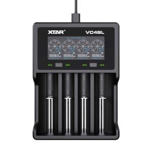 XTAR（エクスター） 高速USB充電器 VC4SL 4スロット バッテリーチャージャー QC3.0最大3Ax1 / 2Ax2 USB Type｜beck-shop