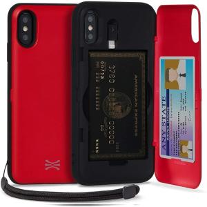 TORU CX PRO II iPhone Xs ケース カード 収納背面 3枚 カード入れ カバ― ミラー付き (アイフォンXs/アイ｜beck-shop