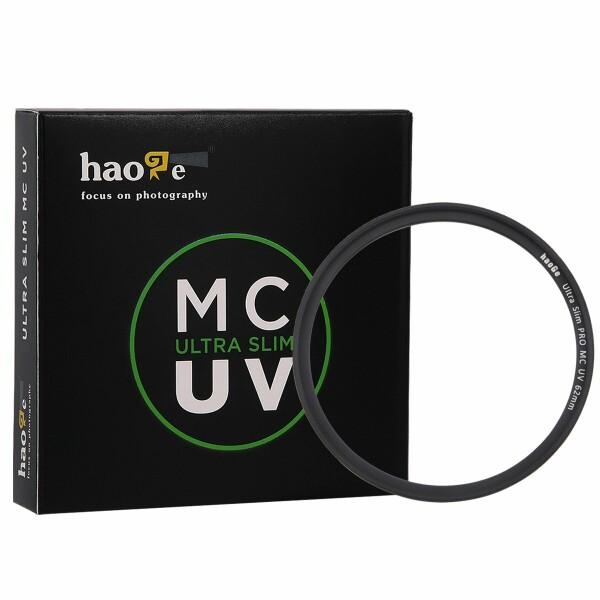 Haoge 62 mm Ultra Slim Mc Uv保護マルチコート紫外線レンズフィルタfor ...