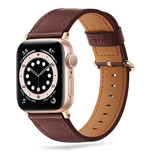 コンパチブルAppleWatchバンド38mm 40mm 41mm、本革の女性用交換用ストラップはA...