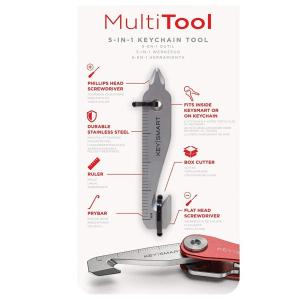 KeySmart(キースマート) MultiTool(マルチツール) - 5-in-1 多機能 マルチツール キーホルダー ボックス｜beck-shop