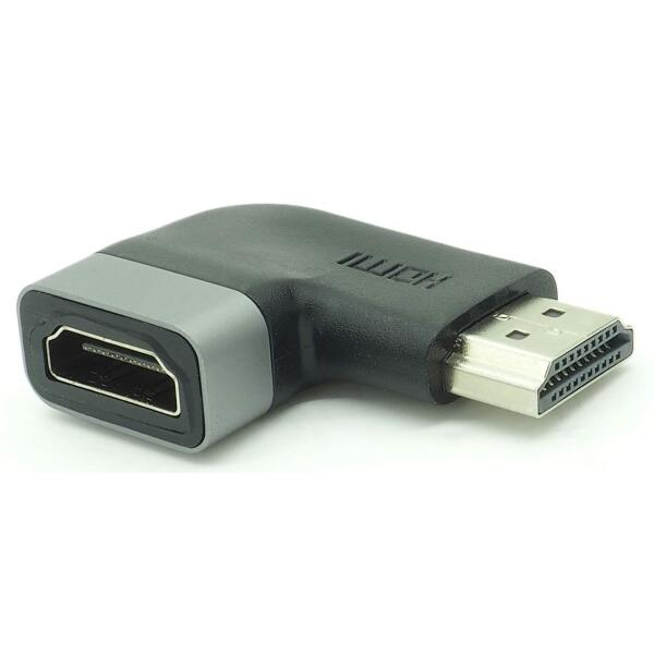 オーディオファン HDMI端子用 L字 アングルアダプタ 4K対応 19ピン 配線スッキリ 4K 6...