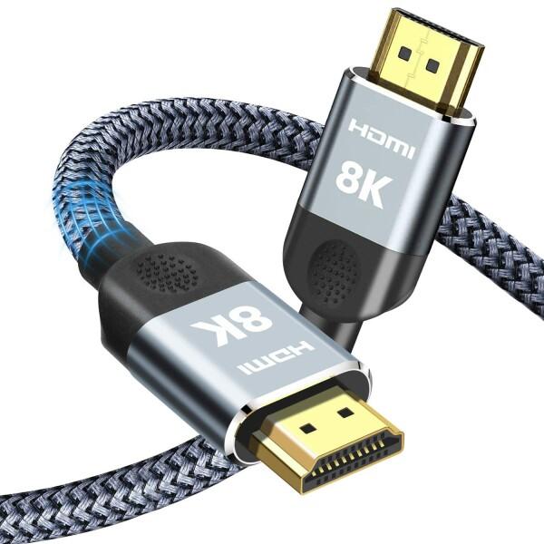 8K HDMI ケーブル 2m HDMI 2.1規格 8K@60Hz 4K@120Hz/144Hz超...