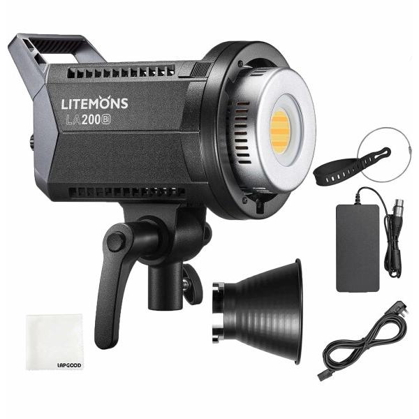 Godox Litemons LA200Bi LEDビデオライト 230W Bowensマウント 0...