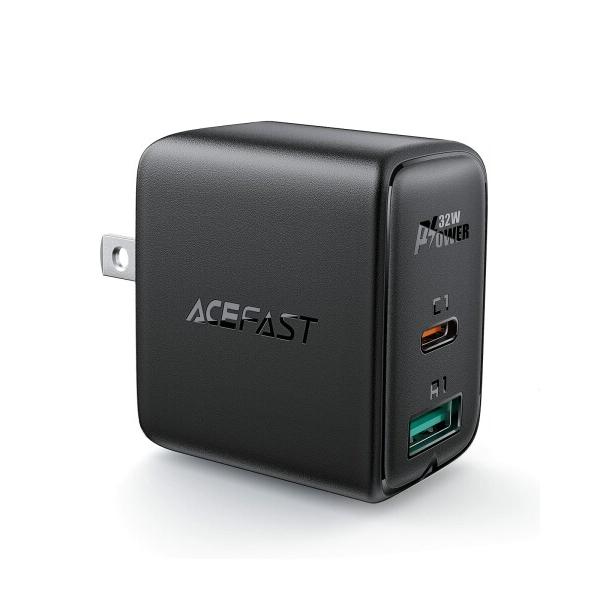 ACEFAST 充電器 type-c PD USB-C×USB A 2ポート 合計32W usbc ...
