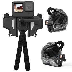 TELESIN GoPro用ヘルメットホルダー 顎マウントオートバイマウント バイククリップマウント オフロ｜BECKSHOP