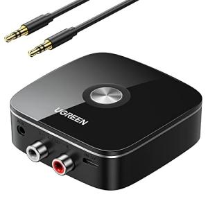 UGREEN Bluetooth5.0 レシーバー オーディオレシーバー  3.5mm AUX＋RCA ブルートゥース受信機 EDR省電対応｜beck-shop