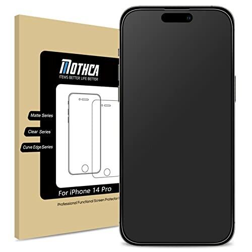Mothca アンチグレア iPhone 14 Pro対応 ガラスフィルム 液晶保護フィルム アイフ...