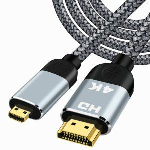 マイクロHDMI to HDMIケーブル Micro HDMI to HDMI 変換ケーブル1M 4...