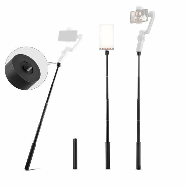 ZHIYUN ジンバル延長ポール 29インチ延長ロッド ジンバルスタビライザー用 調節可能な自撮り棒...