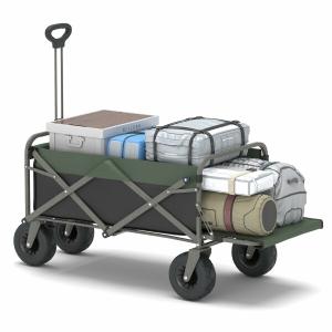 NEKOU キャリーワゴン アウトドアワゴン 長物対応 キャンプカート120L 耐荷重 120kg 大容量 キャンプ｜beck-shop