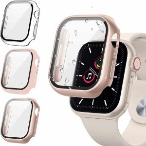 FALSAD Apple Watch カバー Se/Se2/Series9/8/7/6/5/4/3 対応 アップルウォッチ 40mm/44mm/41mm/45mm/38mm/42mm、PC素材｜beck-shop