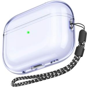 AhaStyle Airpods Pro 2 ケース (USB-C/ライトニング) 透明 TPU材質 ソフト 保護カバー クリア ハンドスト｜beck-shop