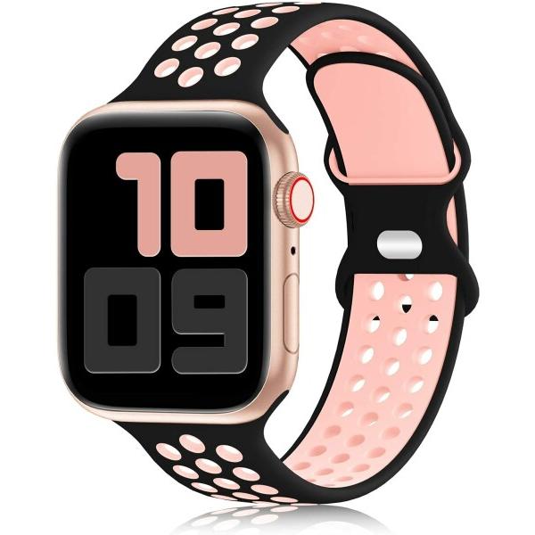 apple watch バンド スポーツバンド コンパチブル 交換ベルト 柔らかいシリコン素材 耐衝...