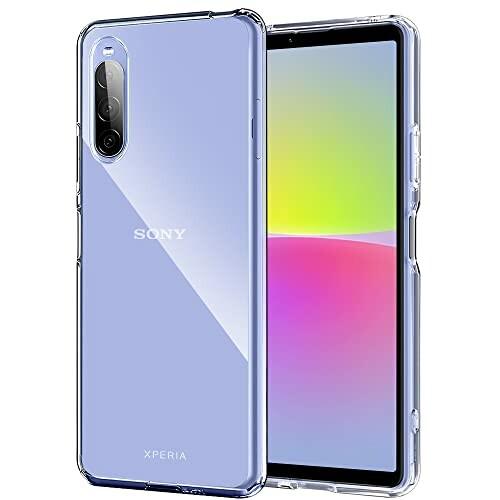 Xperia 10 V ケース レンズ保護 透明 耐衝撃 衝撃吸収 防指紋 アローズ ユー ソフトバ...