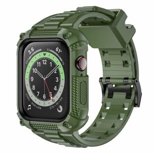 Wristitani Apple Watch バンド 44/45mm iWatch シリーズ 9/8/7/6/5/4/SE3/SE2/SEに対応 アップルウォッチ フルカバ