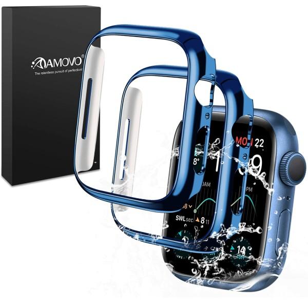 AMOVO Apple Watch Series7 用 防水ケース IP67防水規格 実機検証 文字...
