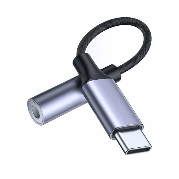 Type-C（オス） to Aux 3.5mm （メス）タイプc イヤホンジャック 変換 USB-C...