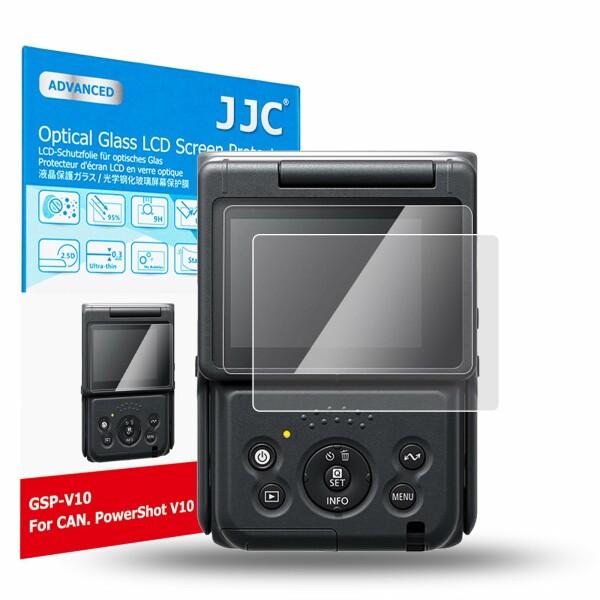 JJC 液晶保護フィルム Canon PowerShot V10 PSV10 カメラ対応 超薄 強化...