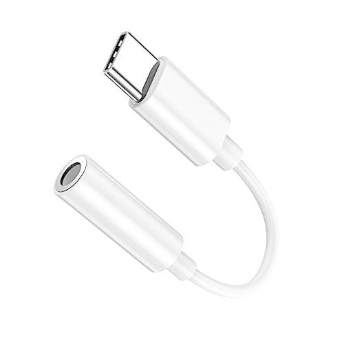 SheLi USB-C to 3.5 mm イヤホンアダプタ Type-C ヘッドフォン変換ジャック...