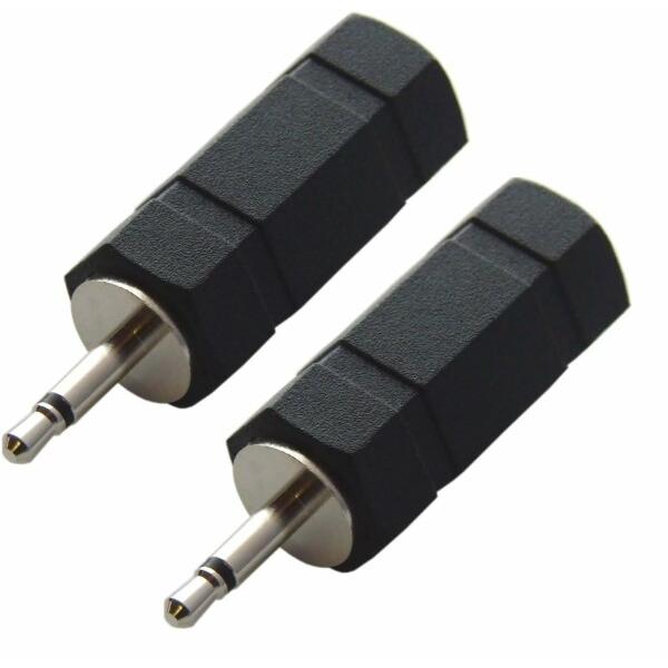 F-Factory 2.5mm モノラル超ミニプラグ(オス) - 3.5mm ステレオミニジャック(...