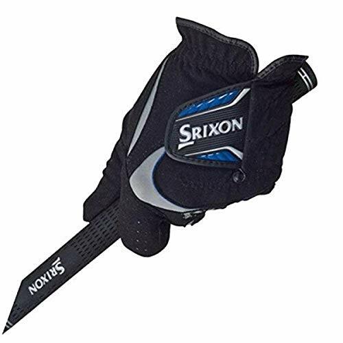 Srixon レイングローブ ゴルフ用 ブラック 1組 S ブラック