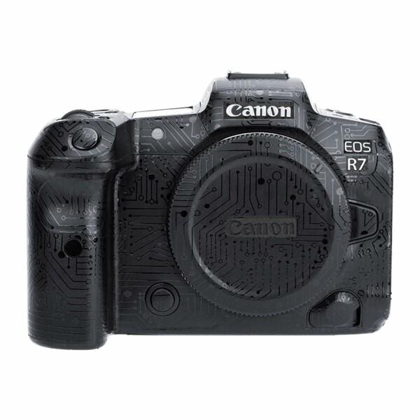 カメラ 保護レザーフィルム カメラ本体 保護フィルム Canon EOS R7 EOSR7 カメラ ...