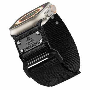 (Suitisbest) コンパチブル アップルウォッチ バンド ナイロン 49/45/44/42mm Apple Watch スポーツ ベルト U