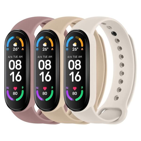 (Amzpas) ベルト for Xiaomi Mi Band 6 交換バンド/Xiaomi Ban...