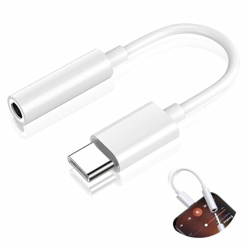 タイプc イヤホンジャック 変換  USB-C to 3.5mm オーディオアダプタ ヘッドフォン変...