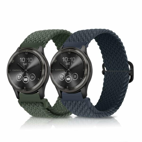 (LanQii) 20mm バンド Garmin Vivoactive 6 / 5 / 3 /Gar...