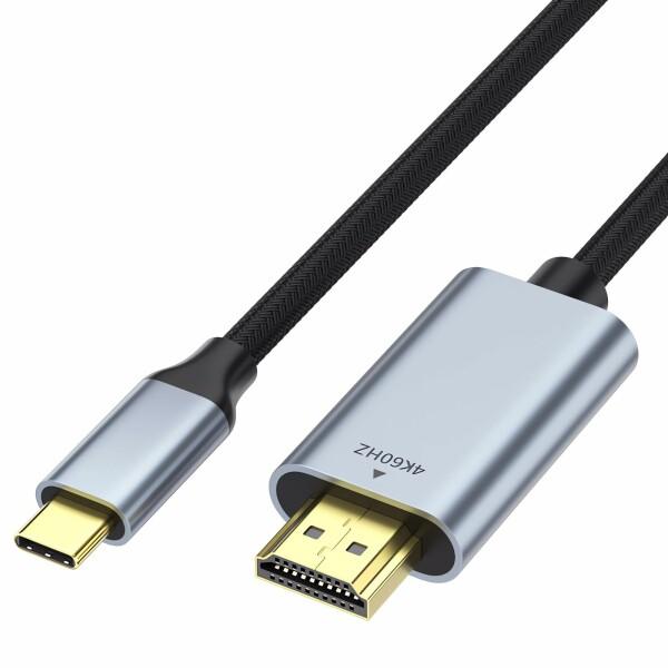 USB Type C to HDMI変換ケーブル 2MタイプC HDMI 接続ケーブル Type C...