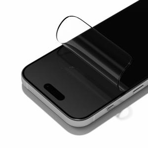 RHINOSHIELD (iPhone 15 Pro) 3D 耐衝撃 画面 保護フィルム 高透過率 指紋防止 飛散防止 撥水撥油 気泡ゼ｜beck-shop