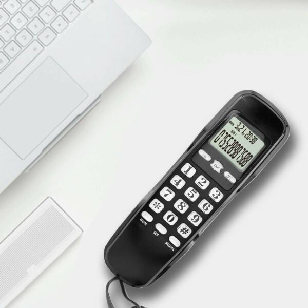 DTMF/FSK。固定電話、有線電話、ホームオフィスのミニ消去機能をチェックする思い出(black)