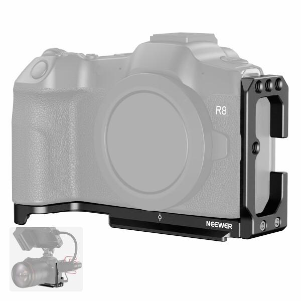 NEEWER R8 L プレート コンパチブル EOS R8 カメラ アルミ製伸縮サイドプレート&amp;ね...