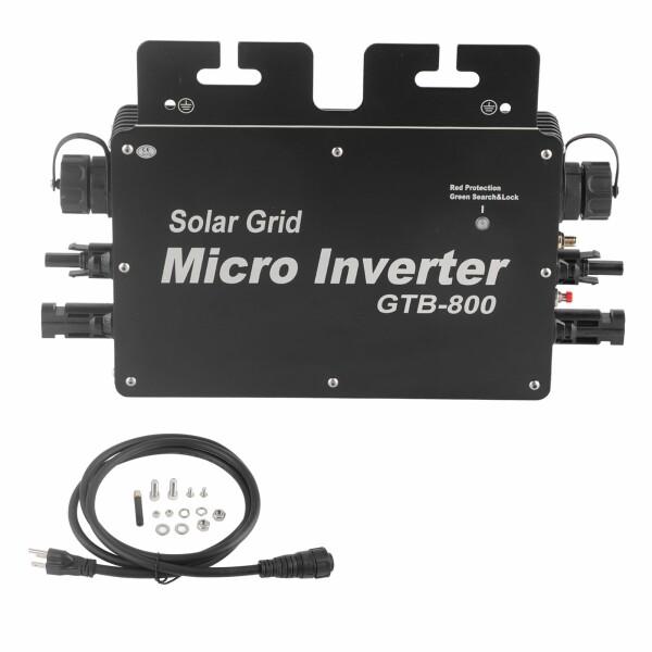 GTB-800高精度ソーラーグリッドタイマイクロインバーター、自動識別DCからACソーラーインバータ