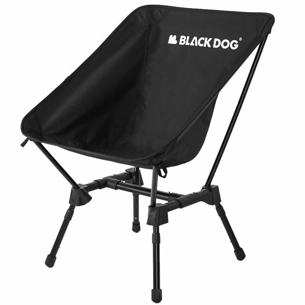 BLACKDOG(黒犬) アウトドアチェア 高さ3段調整 キャンプ椅子 折りたたみ コンパクト ?1...