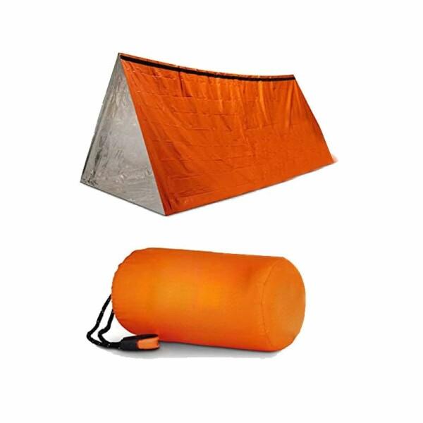 ?外睡袋 エマージェンシーテント 簡易テント 軽量 ヒートシート サバイバルシート 防水 サバイ