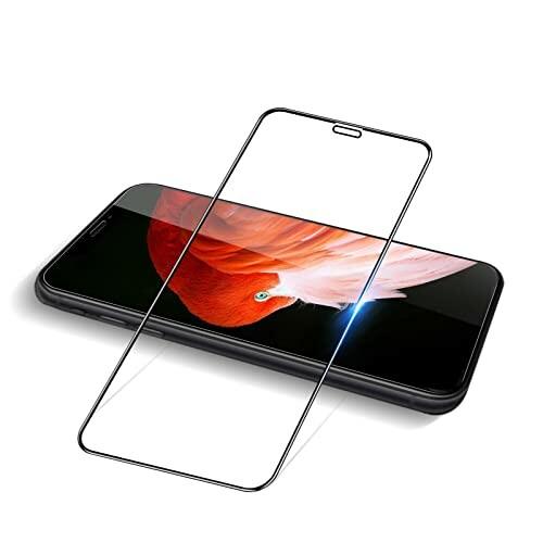 浮かないiphone11pro ガラスフィルム iPhoneX/XS/11Pro フィルム アイフォ...