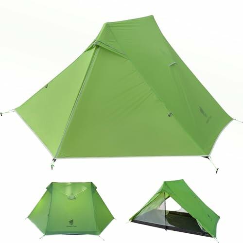 Geer Top 超軽量 テント 2人用 登山 ulテント 防水PU5000mm コンパクト 設営簡...