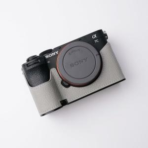 対応 Sony ソニー A7C Mark II α7C2 α7CR A7CR 専用 カメラケース カメラカバー カメラバッグ 本革 銀付｜beck-shop