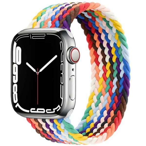 Apple Watch バンド ブレイデッド ソロループ Apple watch 8 バンド VIA...