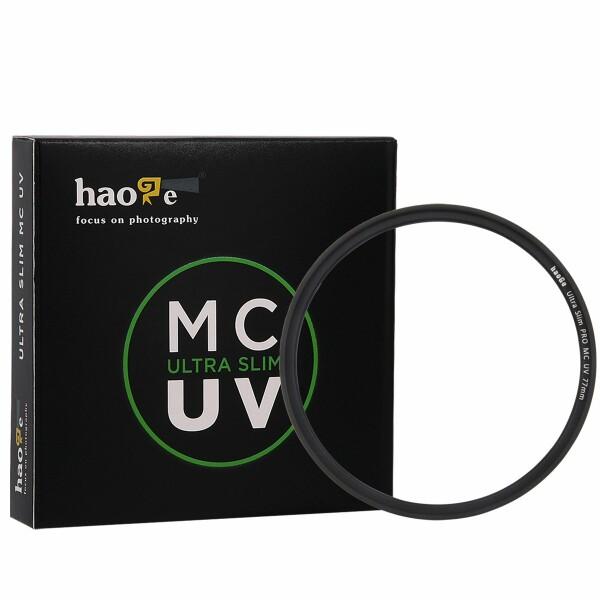 Haoge 77 mm Ultra Slim Mc Uv保護マルチコート紫外線レンズフィルタfor ...