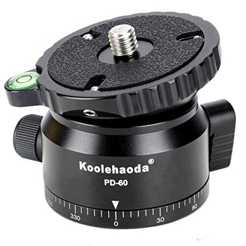 Koolehaoda 三脚レベリングベースカメラレベラー、傾斜15°、3/8 &quot;ネジ、オフセット水準...