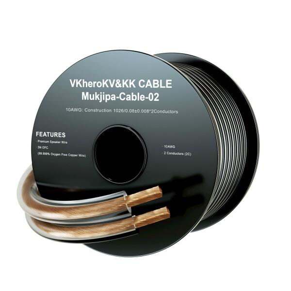 KK Cable Mukjipa-Cable-02 10AWG(ゲージ)×2Conductor オー...