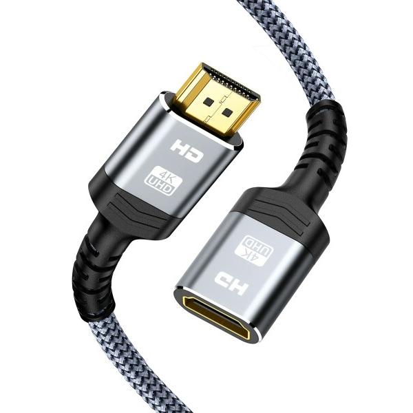 Snowkids HDMI 延長 ケーブル 4k 60Hz 1m (HDMI オス-メス) Fire...