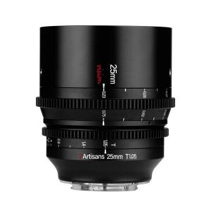 7artisans 25mm/35mm/50mm T1.05 Large Aperture Cine Lens Wide Angle Manual Focus Low Distortion Mini Cinema Lens (25mm T1.05, Canon｜beck-shop